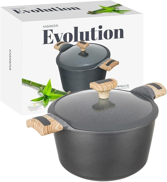 Garnek EVOLUTION 22 cm z pokrywką