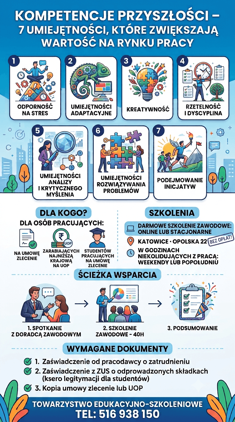 Kompetencje przyszłości – darmowe szkolenia