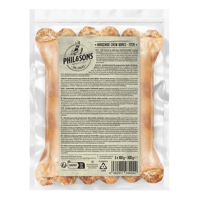 Phil & Sons, kości do żucia z prasowanej końskiej skóry