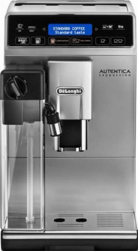 De’Longhi 29.660.SB ETAM Automatyczny Ekspres do Kawy, Plastik, 1450 W, 1,4 L, Srebrny