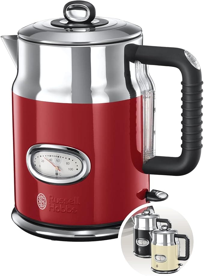Russell Hobbs czajnik elektryczny, wymienny filtr antywapienny, markery szybkiego gotowania, kontroler strix, pojemność 1,7l