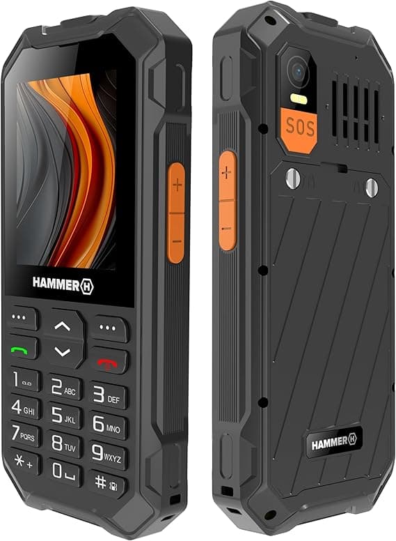 Telefon klawiszowy Hammer 6 LTE, duża bateria 2500 mAh
