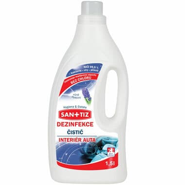 Środek do czyszczenia wnętrza samochodu Sanitiz - dezynfekcja 1,5l - Perfumy Hiacynt