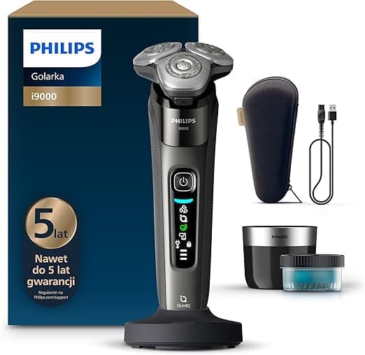 Philips Shaver i9000, golarka elektryczna do golenia na mokro i na sucho, z technologią Skin IQ, systemem Triple Lift & Cut