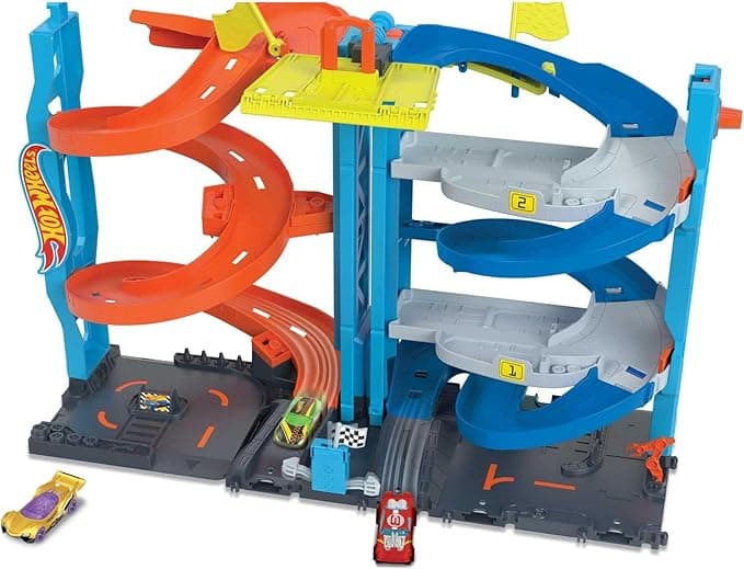 Hot Wheels City Wyścigowa wieża z transformacją Zestaw 2 w 1