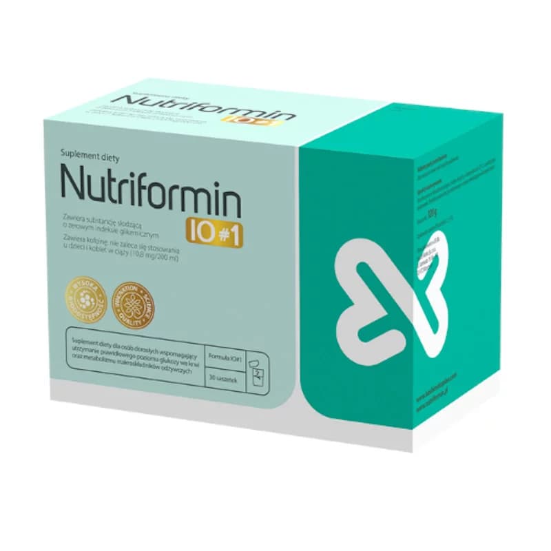 Nutriformin IO#1 Wsparcie metabolizmu i poziomu glukozy – 30 saszetek
