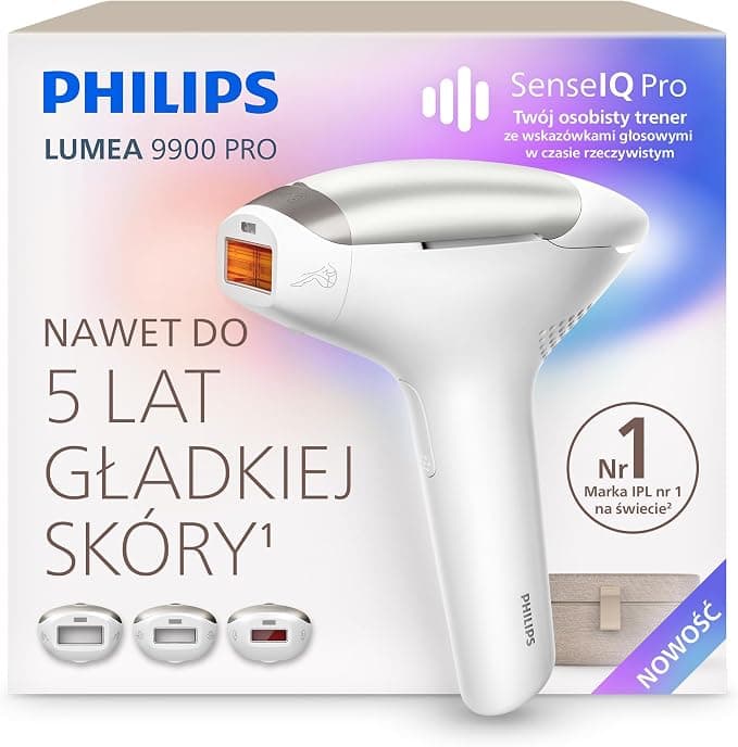 Philips Lumea 9900 Pro IPL – urządzenie do depilacji światłem
