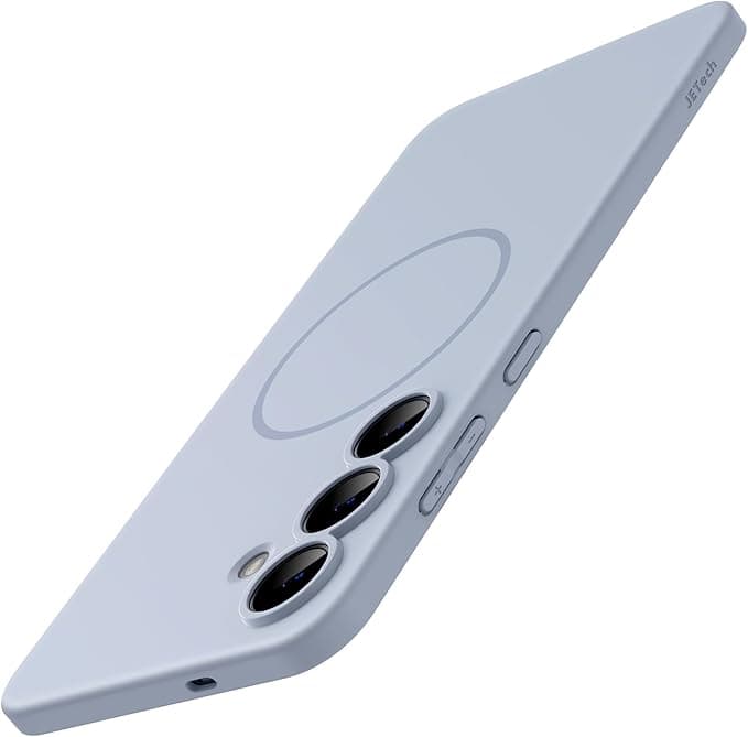 JETech Magnetyczny Szczupły Etui dla Samsung Galaxy S25 FE, Jasnoniebieski