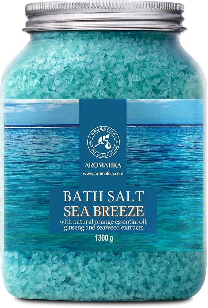 Bath Sea Salt 1300g - Sea Breeze Salt - Natural Bath Sea Salts - Best for Good Sleep - Relaxing - Calming - Body Care - Beauty - Aromatherapy