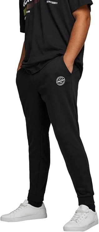 Męskie spodnie do jogi JACK & JONES Basic Plus Size Spodnie sportowe