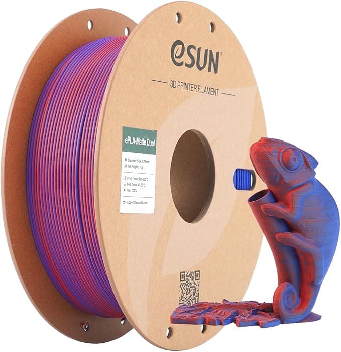 eSUN Matte Dual Colour Filament, matowy filament PLA