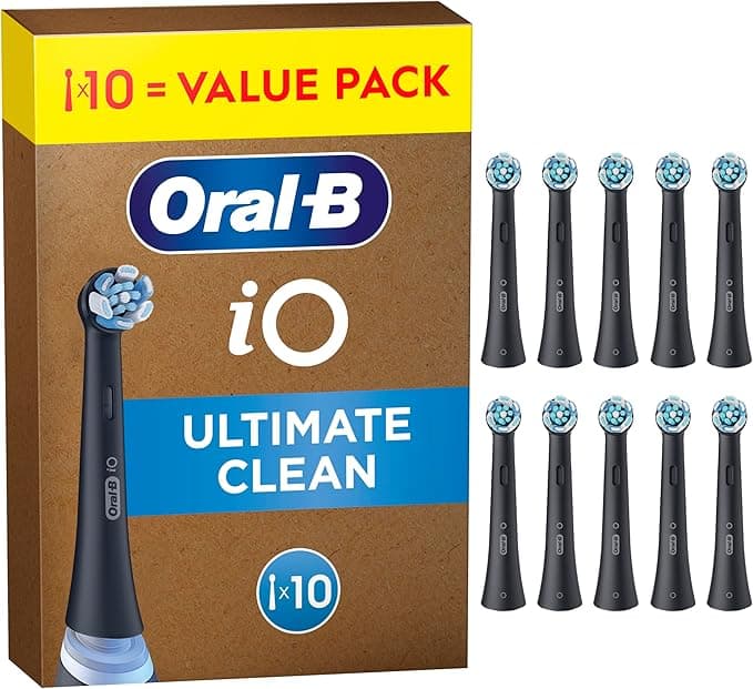 Oral-B iO Ultimate Clean Black wymienne okrągłe końcówki 