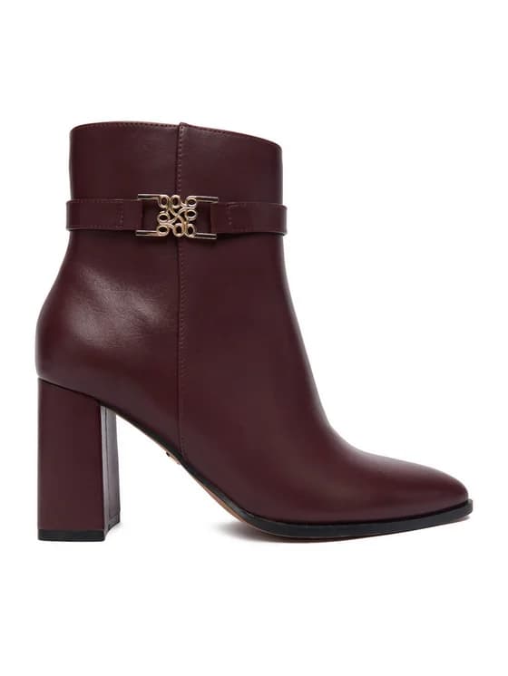 Nine West Botki CEO-NASIRA-01 Bordowy