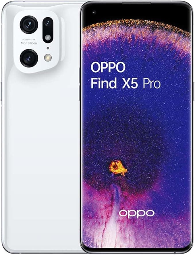 Oppo Find X5 Pro 5G - Smartphone 256GB, 12GB RAM, Dual Sim, White