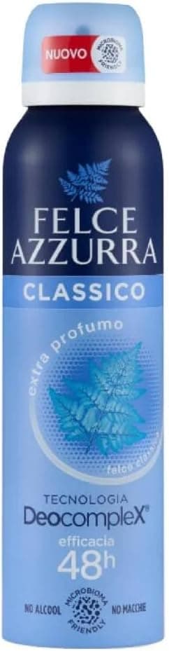 Felce Azzurra Klasyczny odświeżacz powietrza Idratalc Unisex Spray 48H 150 ml (1 sztuka)