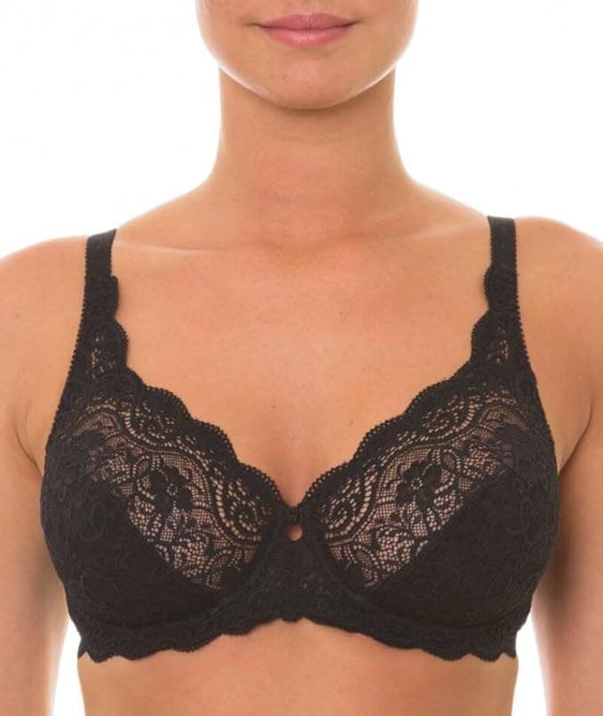 Triumph Amourette 300 W X Biustonosz z fiszbinami Kobiety, Czarny