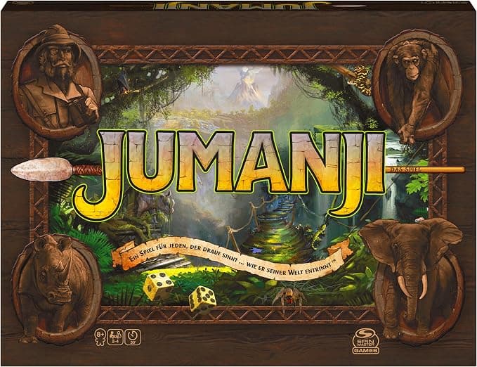 Spin Master 6062309 Gra planszowa, Jumanji, dla 2-4 osób