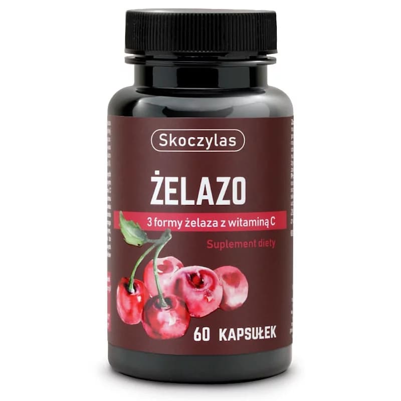 Żelazo 3 formy z witaminą C Skoczylas – Pokonaj anemię – 60 kapsułek