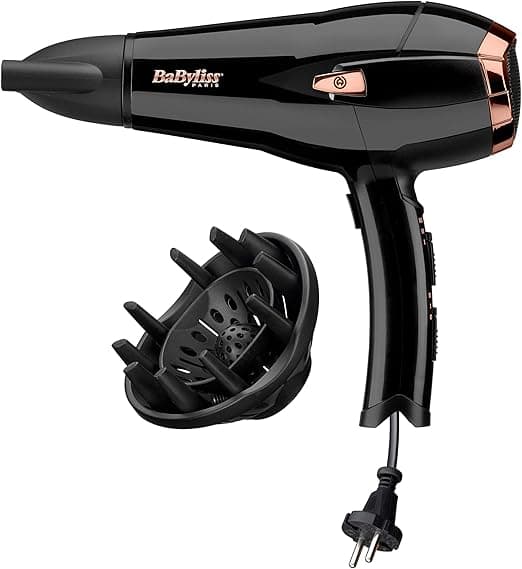 uszarka BaByliss Cordkeeper - Suszarka do włosów o mocy 2000 W z unikalnym 1,65m zwijanym przewodem, jonizacją zapobiegającą puszeniu się włosów
