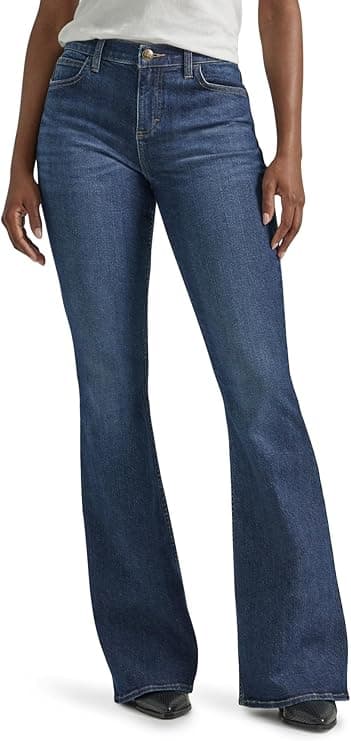 Lee Legendary Mid Rise Flare Jean - Dżins Kobiety