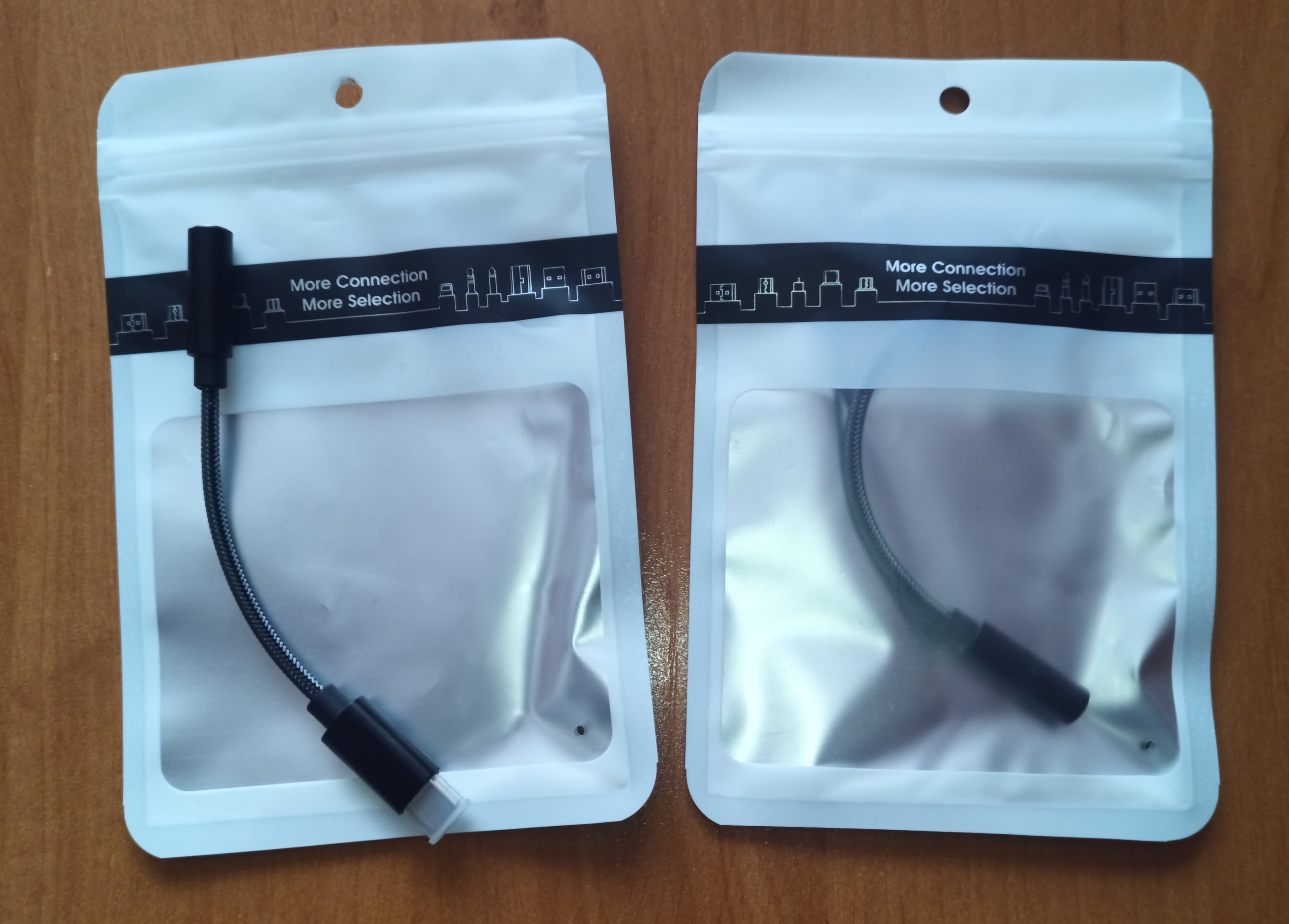 2x przejściówka adapter słuchawkowy USB-C mini jack 3.5mm z AUX DAC