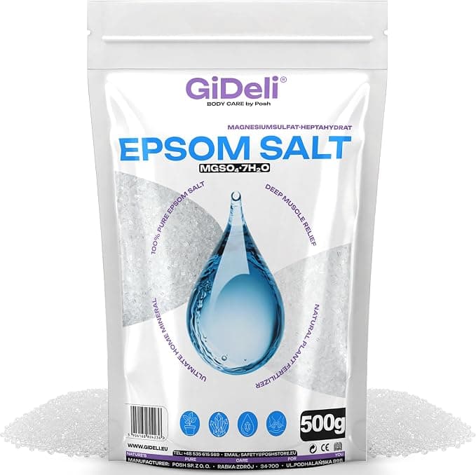 GiDeli Epsom sól do kąpieli Epsom Sól epsom siarczan magnezu