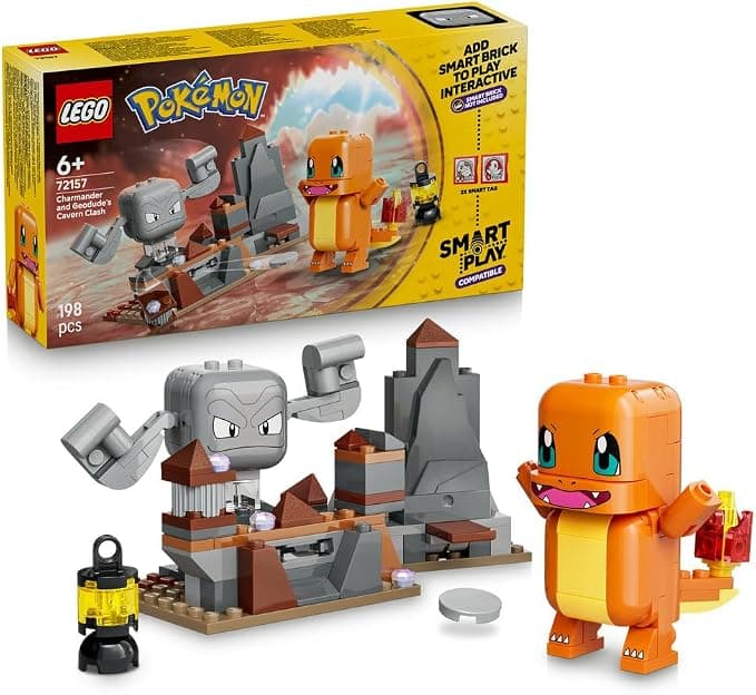 LEGO Pokémon SMART Play: Charmander i Geodude — starcie w jaskini 72157