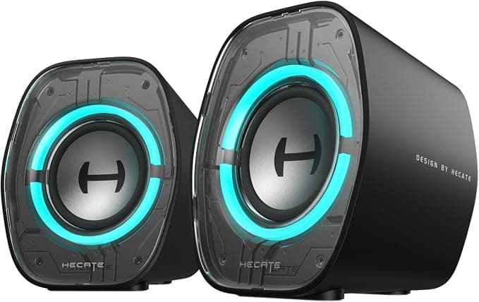 Edifier G1000 II RGB Głośniki Gamingowe,Ulepszony Bas,Bluetooth 5.4,Czarny
