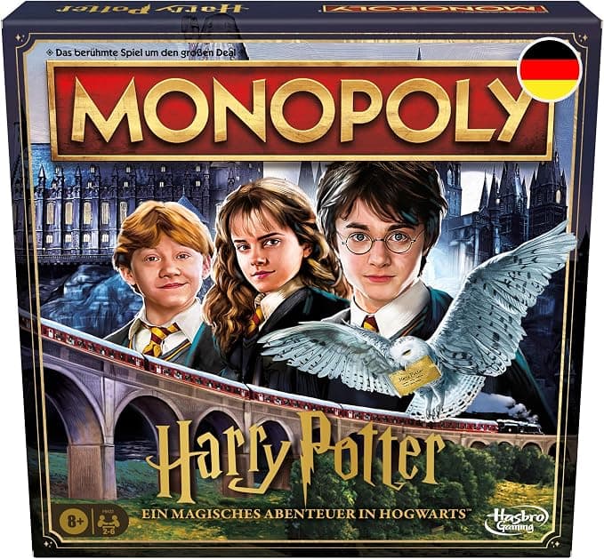 Hasbro Gaming Monopoly Harry Potter, klasyczna gra planszowa w magicznym wydaniu
