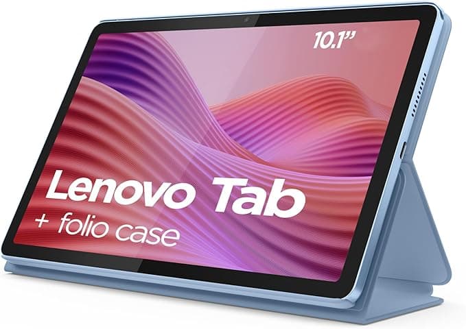 Lenovo MediaTek G85 tablet o przekątnej 10,1" Full HD, 4 GB RAM, 64 GB eMMC, Android 14, Polar Blue