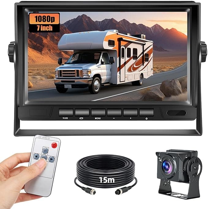 kamera cofania, AHD z 7-calowym monitorem HD, kamera cofania do samochodów ciężarowych