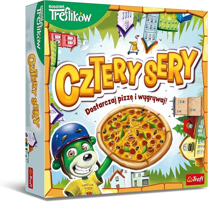 Trefl - Gra Cztery Sery, Gra Rodzinna,Rodzina Treflików