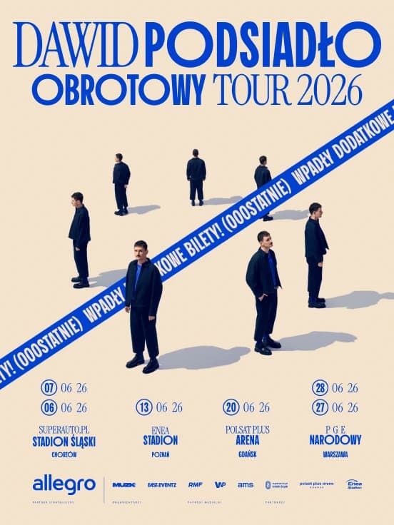 Dawid Podsiadło OBROTOWY TOUR 2026
