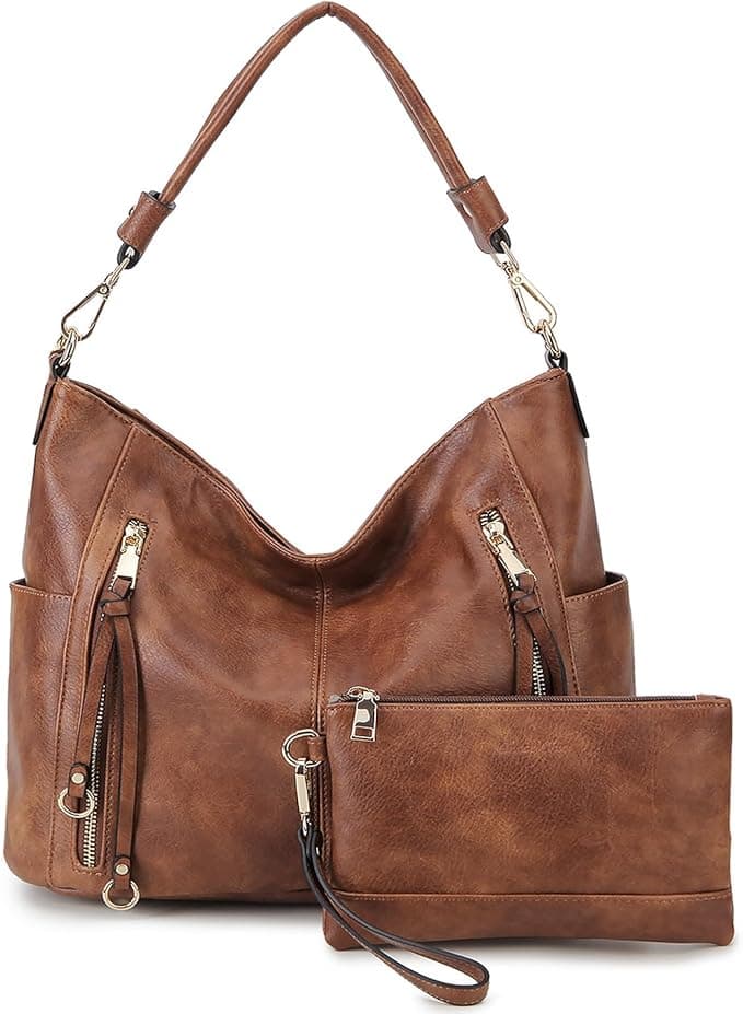 Chase Chic Torba hobo dla kobiet, torebka damska z poliuretanu, modna torba crossbody na ramię do pracy