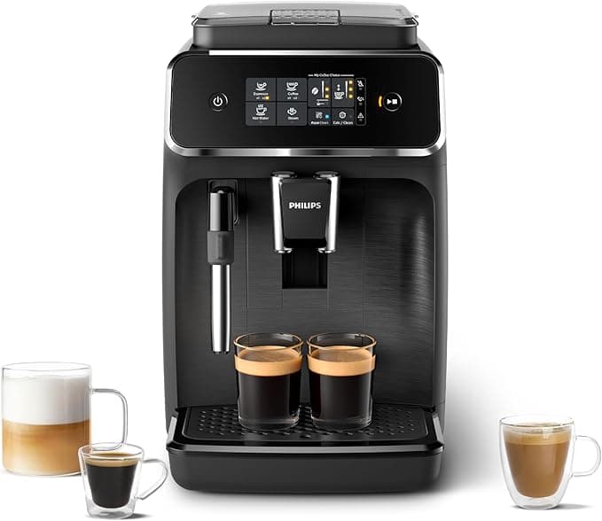 Philips Automatyczny Ekspres do Kawy 2200, Ceramiczny Młynek, Matowa Czerń