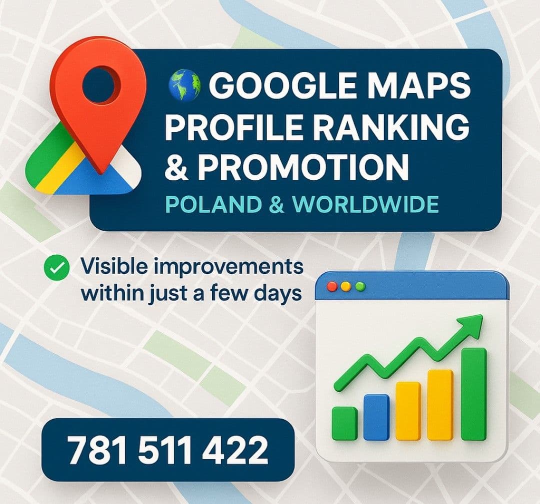 Kompleksowy marketing online – strona, SEO, social media, Google Maps