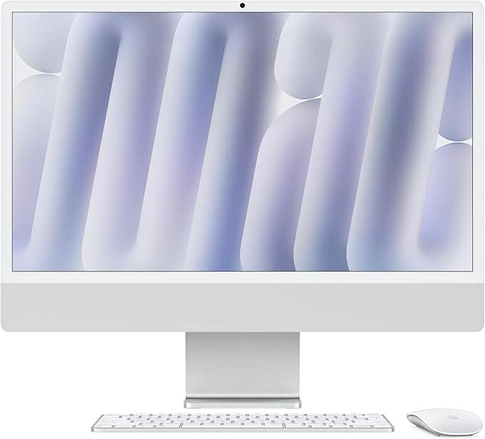 Apple iMac: Wszechstronny desktop all‑in‑one, czip M4, 10‑rdzeniowy CPU i 10‑rdzeniowy GPU: 24‑calowy wyświetlacz Retina