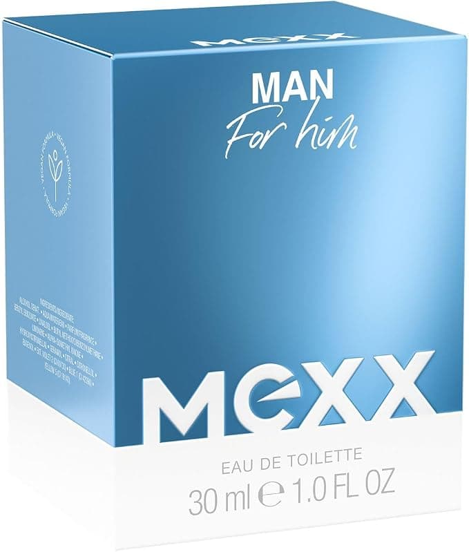 Mexx Man Woda Toaletowa dla Mężczyzn o Świeżym, Aromatycznym, Drzewnym Zapachu, 30 ml