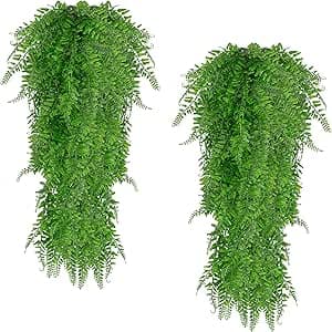 Rybtd 2 szt. Sztuczne wiszące rośliny