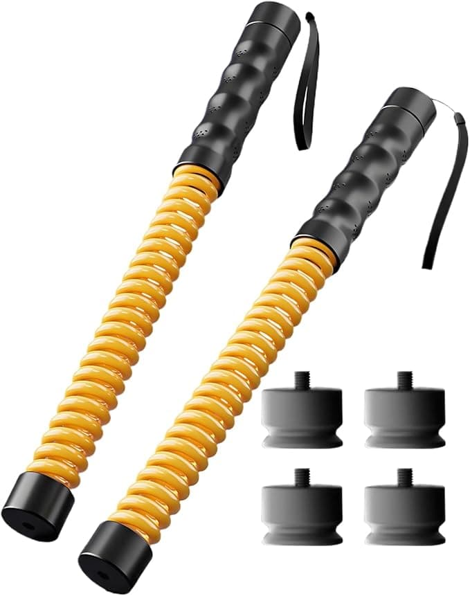 Generisch Trening domowy Battle Rope | obciążone urządzenie treningowe do treningu, 2-częściowy zestaw lin fitness do treningu mięśni ramion