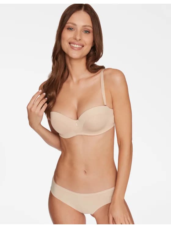 Esotiq Biustonosz push-up 34377-80X Beżowy