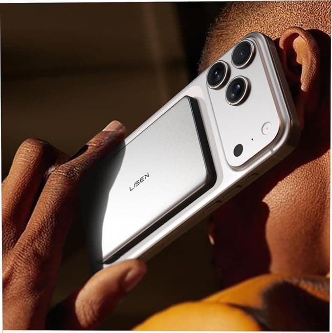 LISEN Power Bank Magsafe iPhone,Ultra Slim Battery Magsafe Magnetic 5,000mAh Power Bank dla iPhone'a