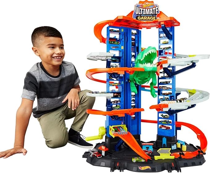 Hot Wheels Hw Ultimate Garage City Robo Beasts Zestaw do Zabawy, Wielokolorowy, Od 5 lat