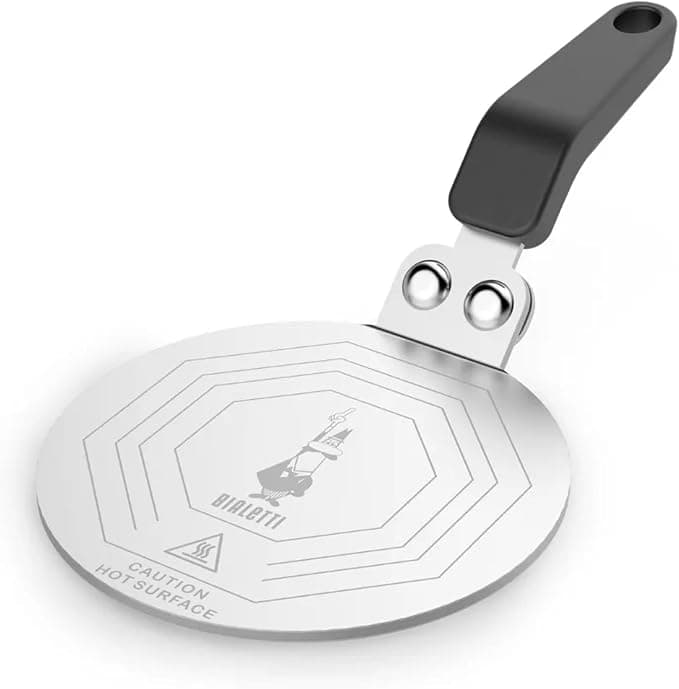 Bialetti Adapter do Płyty Indukcyjnej, Srebrny/Czarny, 13 cm