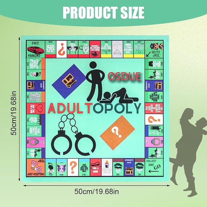 OSDUE Adultopoly Board Game, gra planszowa