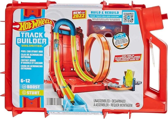 Hot Wheels Unlimited Zestaw kaskaderski Kanister i auto