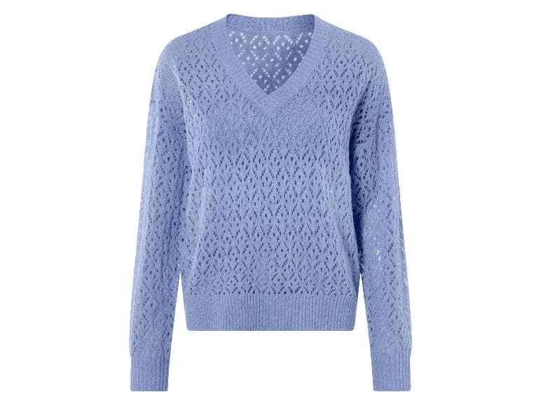 Sweter ażurowy damski