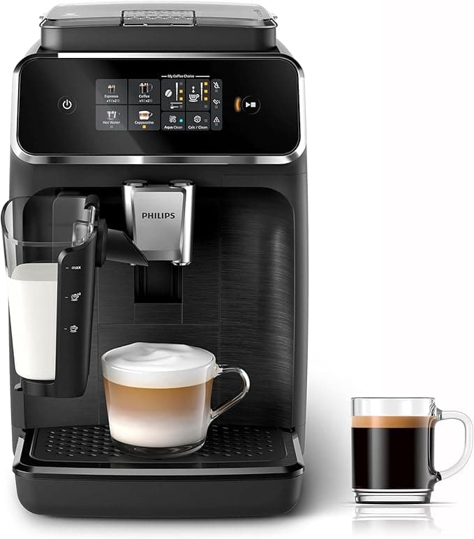 Philips z serii 2300 w pełni zautomatyzowany ekspres do kawy - 4 napoje, nowoczesny