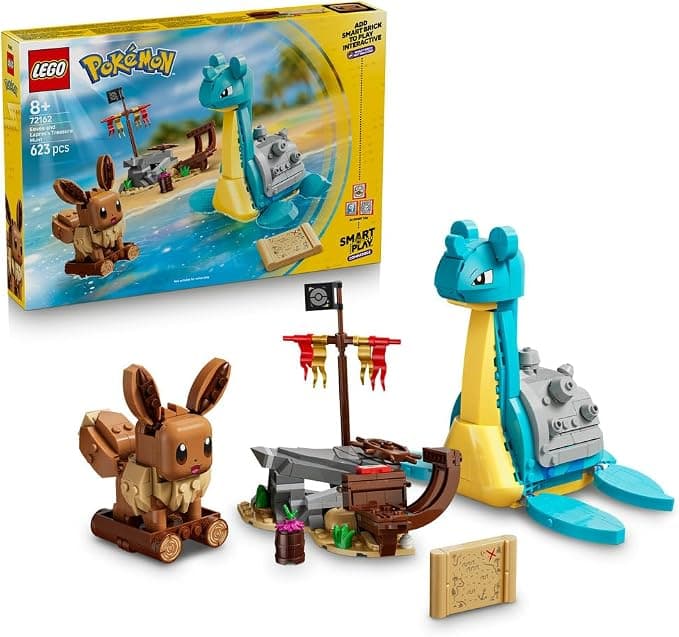 LEGO Pokémon SMART Play: Eevee i Lapras — poszukiwanie skarbów 72162