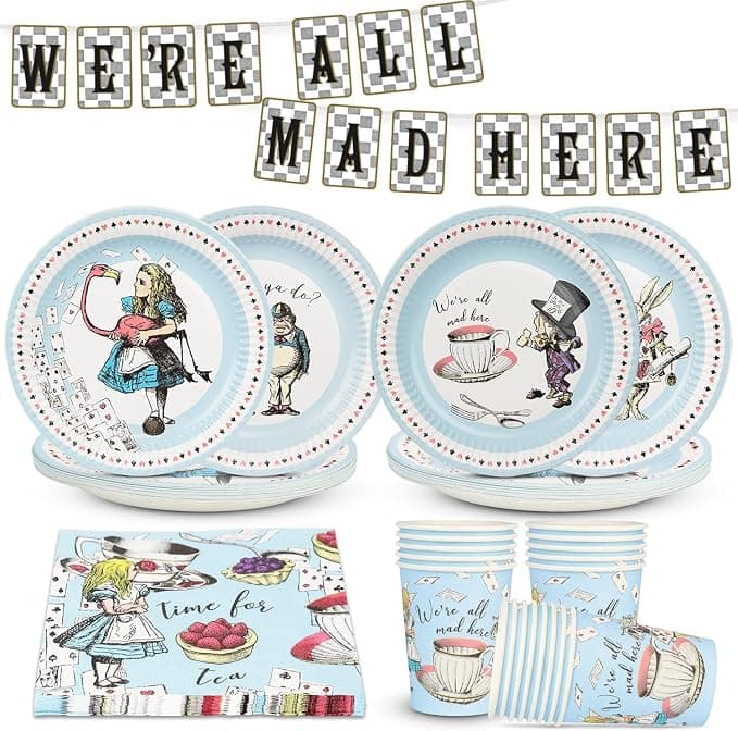 Talking Tables Alice in Wonderland Decorations and Party